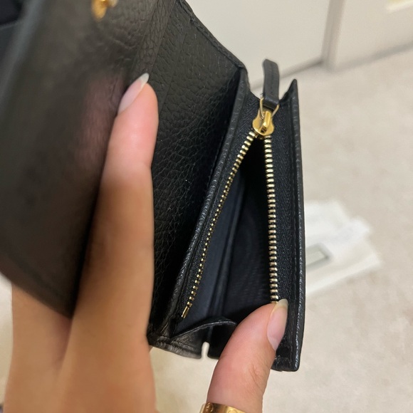 Gucci LEATHER CARD CASE WALLET - Picture 4 of 7